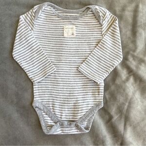 4/$10 - Burt’s Bees Baby Striped Long Sleeve Bodysuit
